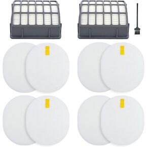 Filter Replacement Parts and Accessories for Shark Navigator Professional NV60 NV70 NV71 NV80 NVC80C NV90 NV95 NV130 NV141 UV420,Rotator Professional XL Capacity NV90, 2 HEPA+4 Foam&Felt Filters