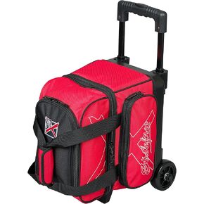 KR Strikeforce Cruiser Single Roller Bowling Bag with Shoe Compartment and Side Accessory Compartment
