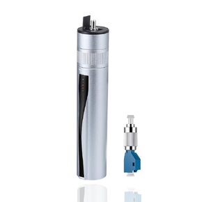 Rechargeable Visual Fault Locator Rechargeable Fiber Optic VFL Fiber Optic Tester Kit Include 15km Fiber Optic Visual Fault Locator with FC Male to LC Female Adapter