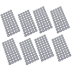 High Reflective 3D Tracking Markers 500 Pieces ID 6mm OD 10mm Reflective Dots Adhesive Foils for Accurate Scanning
