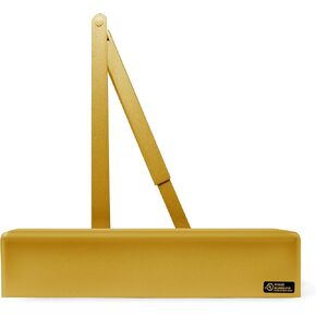 Finsbury Commercial Door Closer Automatic Heavy Duty High Traffic Adjustable ANSI/BHMA Grade 1, UL Listed ADA Compliant Hydraulic Backcheck Delayed Action Latch Speed 1-6 Power (Aluminum)