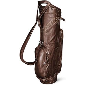 حقيبة عربة الجولف الجلدية صن ماونتن 2020 (بني-كاكي) in Kuwait