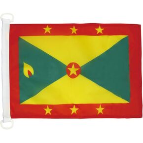 Grenada NAUTICAL Flag 18'' x 12'' - Grenadian flags 30 x 45 cm - Banner 12x18 in for boat - AZ FLAG