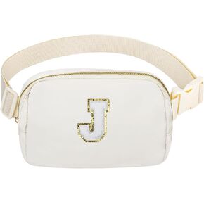 Birthday Gifts Initial Letter Fanny Pack Graduation Christmas Gift for 4 5 6 7 8 9 10 11 12 Year old Girls Teen Cute Daughter Sister Trendy Stuff Small Pack White Letter D in Kuwait