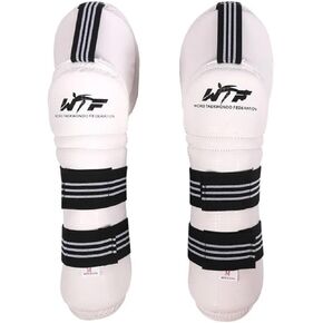 Taekwondo Shin Protector Forearm Elbow Arm Guards, WT MMA Martial Arts Boxing Kickboxing Karate Sparring Muay Thi Training Match Gym School Academy for Men Women Kids