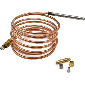 1980 Series Snap-Fit Thermocouples, Compatible with Robertshaw, Easy Installation for Most Pilot Burners, High-Temperature Resistant, Ideal for HVAC Technicians and Gas Appliance Maintenance