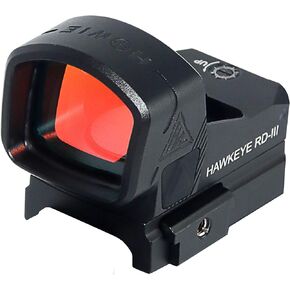 RD-III Red Dot Sight Shake Awake,1x30mm Open Reflex Sight for Pistols Optic with Picatinny Mount,Rugged Durable Aluminum Lightweight Waterproof
