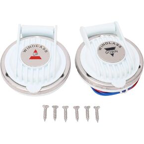 KIMISS Anchor Deck Foot Switch, 2PCS Foot Switch Proof Up and Down Foot Switches for Boat foot switch cover only