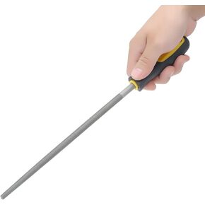 Round File, Tail File Wood Rasp Depth Gauge with T12 Metal Files Tool Steel for Metal Leather Projects140.310 inche Chisel Set Woodworking Forging Tools And Equipment Metal Nail File