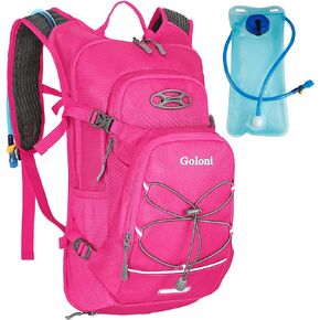 Hydration Backpack,Lightweight Hiking Backpack with 2L Water Bladder,Water Backpack for Biking, Running, Festival