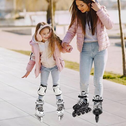 Adjustable Inline Skates for Girls and Boys, Women, Men,Full Light Up Wheels and Tool Outdoor Roller Skates,Adults and Teens Skates for Beginner Outdoor and Indoor in Saudi Arabia