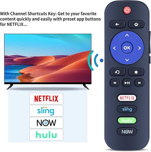 New RC280 Replacement Remote for TCL Roku Smart TV 32S325 50S425 50S425 40S325 43S325 49S325 55S425 65S425 75S425 4 Series 43S305 32S327 55S405 65S405 32S335 32S305 28S305 40S305 43S305 43S405 49S405 in Saudi Arabia