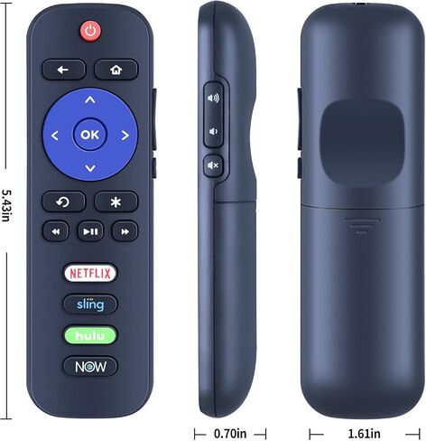 New RC280 Replacement Remote for TCL Roku Smart TV 32S325 50S425 50S425 40S325 43S325 49S325 55S425 65S425 75S425 4 Series 43S305 32S327 55S405 65S405 32S335 32S305 28S305 40S305 43S305 43S405 49S405 in Saudi Arabia