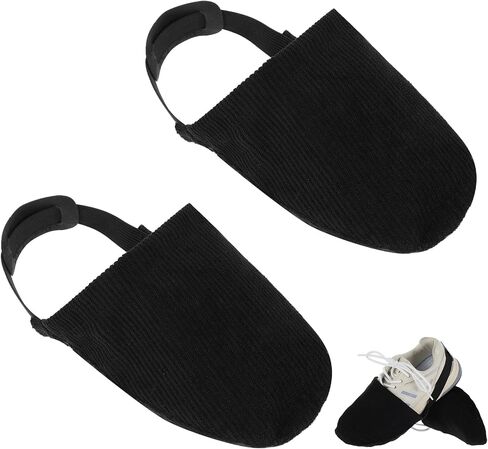 Bowling Shoe Covers 1 Pairs Black Bowling Shoes Slider Bowling Accessories Bowling Accessories for Men Women Bowler Playing Ball Dancing, in Saudi Arabia