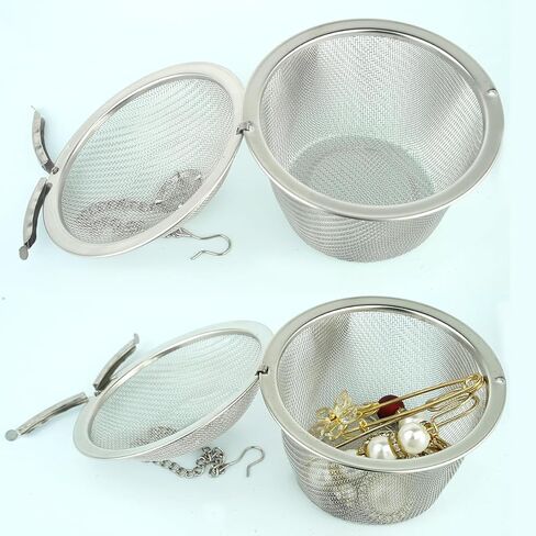 3 Pack Ultrasonic Cleaner Basket Stainless Steel Basket for Ultrasonic Jewelry Cleaner, Parts, Jewelry Steamer, Placed Ultrasonic Cleaning in Saudi Arabia