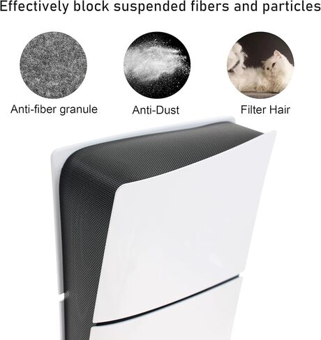 New Version Dust Cover Net for PS5 Console Heatsink Barrier Pets Hair Anti-dust Cover Dustproof for Playstation 5 Optical Console Accessories (spider, For PS5 Slim) in Saudi Arabia