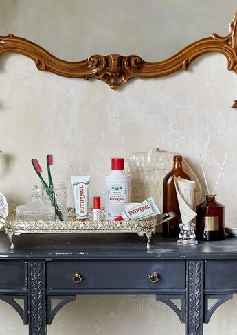 [Euthymol] Natural Flouride-Free Formula/Strong Mint Flavor for Fresh Breath, 3.7 oz | Classic Pink Toothpaste for Fresh Breath, Plaque & Tartar Remover | Travel Size Aluminum Recyclable Tube in Kuwait