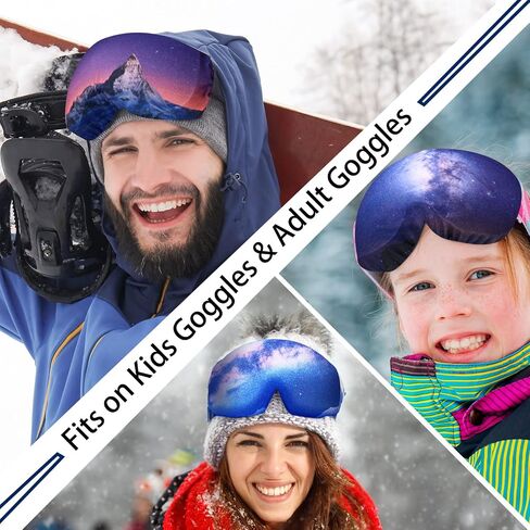 6 Pcs Ski Snowboard Goggle Cover Sleeve, Goggle Cover Microfiber Protective Lens Scratch Dust Protection for Travel Apres in Kuwait
