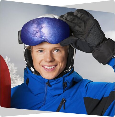6 Pcs Ski Snowboard Goggle Cover Sleeve, Goggle Cover Microfiber Protective Lens Scratch Dust Protection for Travel Apres in Kuwait