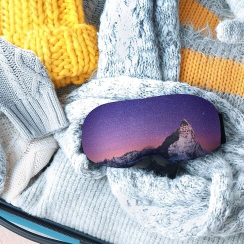 6 Pcs Ski Snowboard Goggle Cover Sleeve, Goggle Cover Microfiber Protective Lens Scratch Dust Protection for Travel Apres in Kuwait