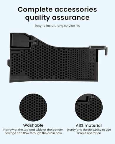 3 Pack S7 Pro Replacement Parts Compatible for Roborock S7 Pro/S7 Maxv Ultra Vacuum Cleaner, 2 Water Filter, 1 High-Speed Cleaning Brush, For Mop Washing and Dock Self-Cleaning in Saudi Arabia