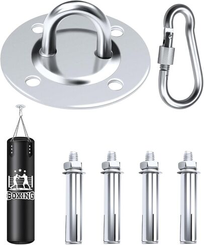 علاقة حقائب ثقيلة، علاقة أكياس ملاكمة مع حلقة تسلق وحامل دوار in Kuwait