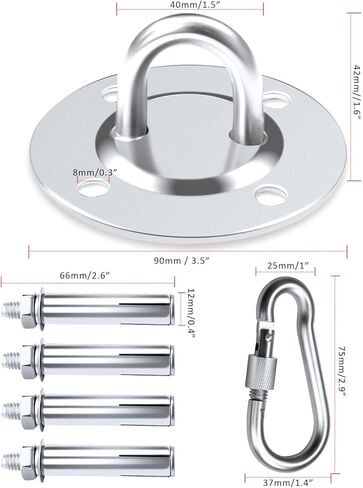 علاقة حقائب ثقيلة، علاقة أكياس ملاكمة مع حلقة تسلق وحامل دوار in Kuwait