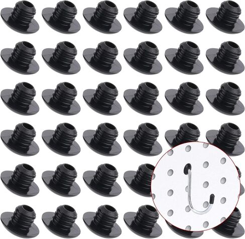 Pegboard Hook Locks, Peg Board Plugs, for Stopping Hooks from Falling Off, 120PCS, Translucent in Kuwait