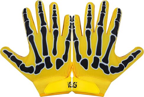 Youth Football Gloves American Wide Receiver Football Gloves for Adult Men Women & Boys with Super Sticky Silicone Grip Palms Ultimate Performance Booster in Saudi Arabia