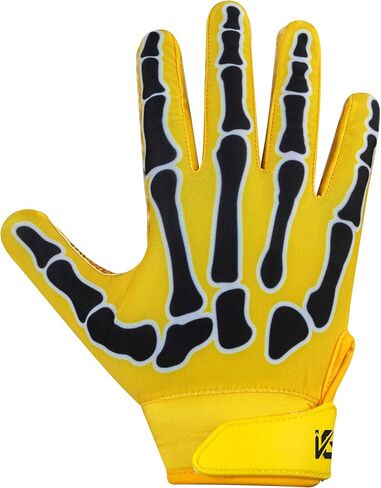 Youth Football Gloves American Wide Receiver Football Gloves for Adult Men Women & Boys with Super Sticky Silicone Grip Palms Ultimate Performance Booster in Saudi Arabia