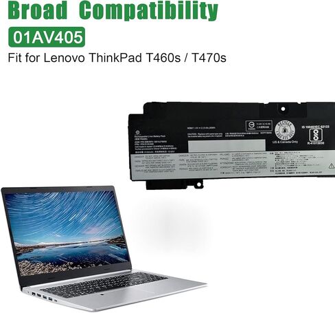 01AV451 استبدال بطارية الكمبيوتر المحمول لينوفو ثينك باد P70 P71 سلسلة الكمبيوتر المحمول SB10F46468 00HW030 78 ++ 78 + 4X50K14092 15V 96Wh 6400mAh in Saudi Arabia