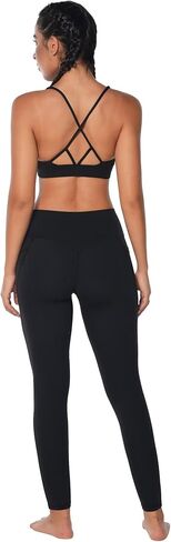 Sunzel Sports Bra for Women V Neck Criss Cross Back Running Bras Removable Cups Wirefree Padded Workout Bra Yoga Gym in Kuwait