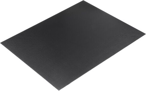MECCANIXITY 3K Carbon Fiber Plate Panel Sheets, 500 x 500 x 2.5mm Carbon Fiber Board Plate Flexible for RC Aircraft, Model Car, Auto Parts (Twill Matte) in Kuwait