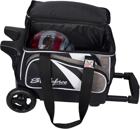 KR Strikeforce Cruiser Single Roller Bowling Bag with Shoe Compartment and Side Accessory Compartment in Kuwait
