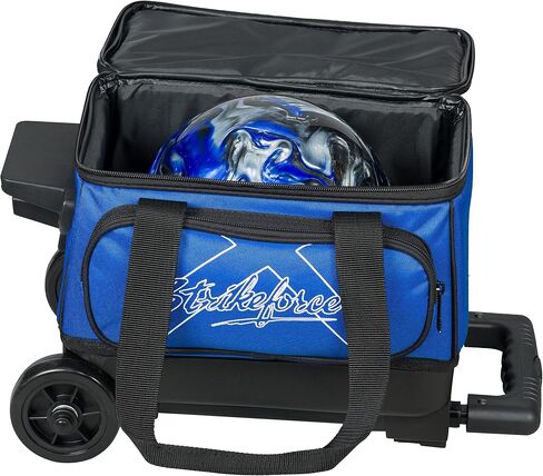 KR Strikeforce Cruiser Single Roller Bowling Bag with Shoe Compartment and Side Accessory Compartment in Kuwait