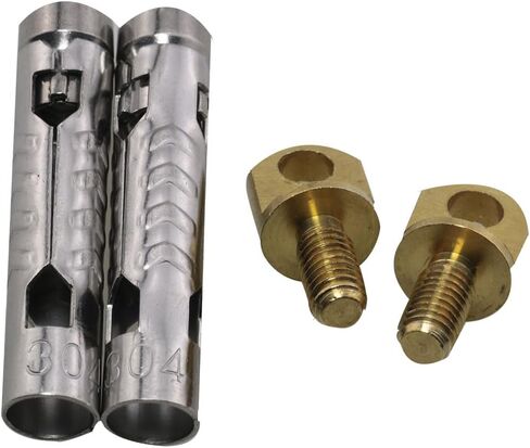 2 Sets of Lug Foot Nuts M8x30 Silver with Stainless Steel Expander Bolts for Plant Light Screws Foot Nuts Used in Rigging Anchoring Pulling Pushing and Lifting Objects in Saudi Arabia