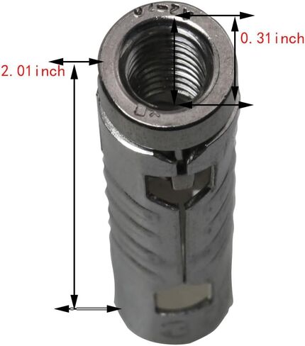 2 Sets of Lug Foot Nuts M8x30 Silver with Stainless Steel Expander Bolts for Plant Light Screws Foot Nuts Used in Rigging Anchoring Pulling Pushing and Lifting Objects in Saudi Arabia
