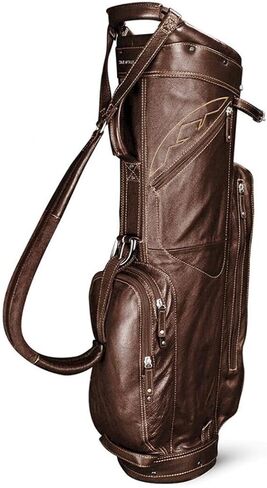 حقيبة عربة الجولف الجلدية صن ماونتن 2020 (بني-كاكي) in Kuwait