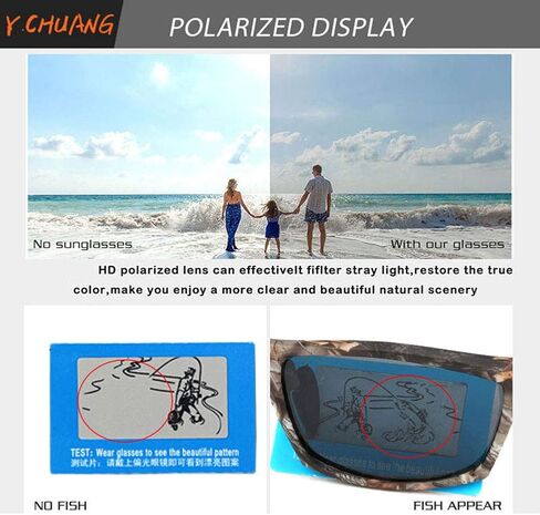 Polarized Camo Sunglasses for Men Women Fishing Sports Outdoor Hunting UV Protection Glasses in Kuwait