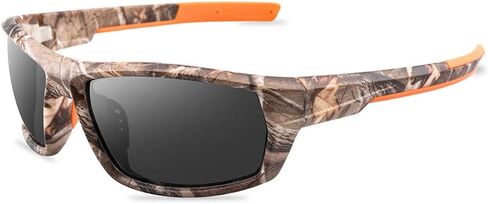 Polarized Camo Sunglasses for Men Women Fishing Sports Outdoor Hunting UV Protection Glasses in Kuwait