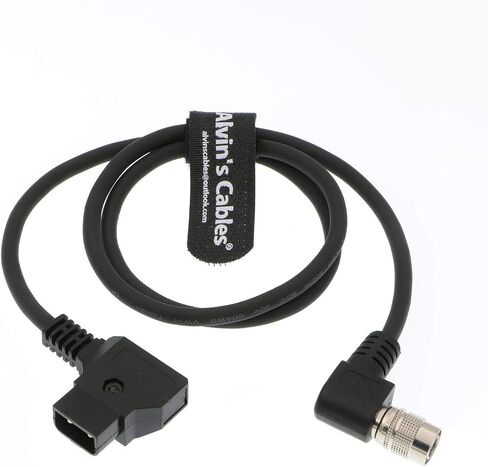 Alvin's Cables D Tap to Hirose 4 Pin Male Power Cable for Sound Device MixPre 688, ZAXCOM, Zoom F8, Ultra Soft & Flexible 45cm| 18in in Saudi Arabia