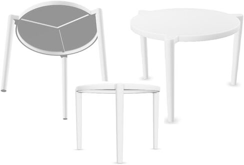 [1000 Pack] Pizza Saver Stand White Color Plastic Tripod stack for Restaurant Container, Catering boxes and Food Take Out Services, Made of plastic that won't melt Case of 1000 in Saudi Arabia
