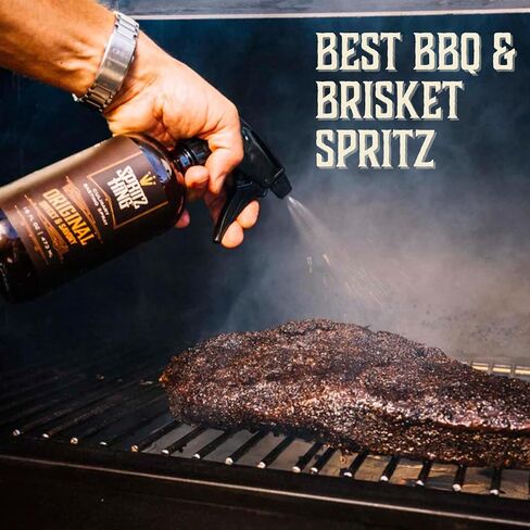 Spritz King Culinary Basting Spray: For Grilling, Smoking, Air Frying - Delicious Dark Bark, Flavorful Crust & Moisture-Sealing Power - Great on Meats or Veggies (16 Ounce Chipotle) in Saudi Arabia