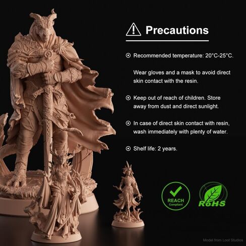 NOVA3D 16K TGM 3D Printer Resin,Tabletop Gaming,High Toughness,Impact Resistance Ultra Precision,405nm LCD Rapid Photopolymer Resin for Board Game Character Model LCD 3D Printing Navy Grey Resin 1kg in Saudi Arabia