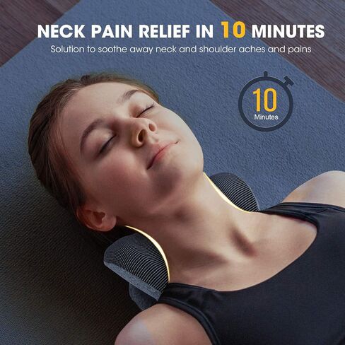 ZAMAT Neck and Shoulder Relaxer w/Magnetic Therapy Pillowcase, Neck Stretcher Chiropractic Pillows for Pain Relief, Cervical Traction Device for Relieve TMJ Headache Muscle Tension Spine Alignment in Saudi Arabia