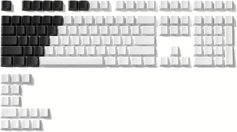PBT keycaps,Double Shot keycaps 75 Percent,Cherry Profile Keyboard keycap,Gradient Green,Side Printed,Shine Through keycap for Mechanical Gaming Keyboards（136key,only keycaps） in Saudi Arabia