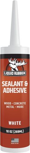Liquid Rubber Caulk - Hybrid Silicone Adhesive and Protective Sealant, Clear, 4 Pack in Kuwait