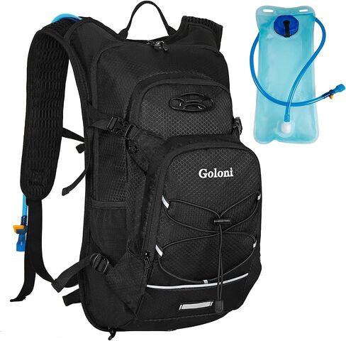 Hydration Backpack,Lightweight Hiking Backpack with 2L Water Bladder,Water Backpack for Biking, Running, Festival in Saudi Arabia