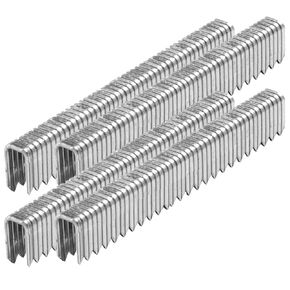 2000-Count 18 Gauge 1/4 Inch Narrow Crown Staples 1-1/4 Inch Length, Heavy Duty Beveled Chiseled Pointed Galvanized Staples, for Pneumatic, Electric 18GA Stapler Gun