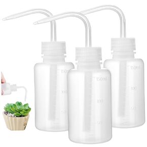 DOITOOL 9 Pcs Plastic Wash Bottle Lab Squeeze Bottle Succulent Watering Bottle Plastic Squeeze Bottle 150ml Wash